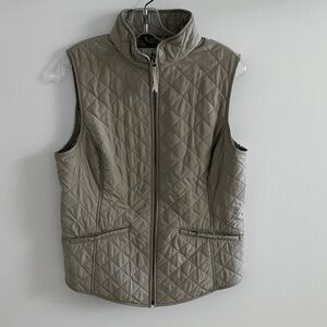 Van Heusen Women's Quilted Vest - Khaki